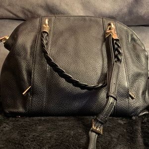Michael Kors Black Convertible Leather Satchel